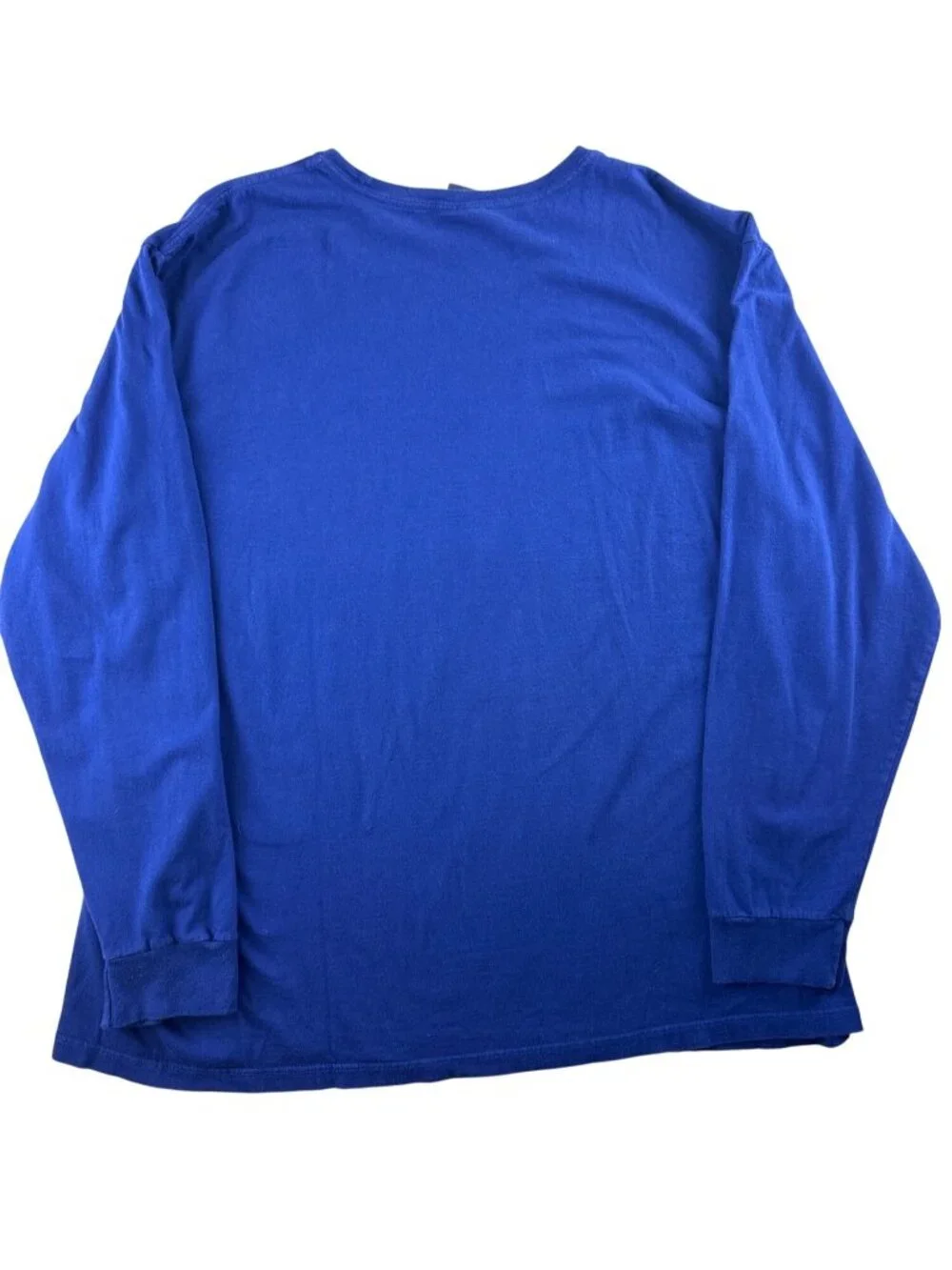 Polo Ralph Lauren XXL Blue Long Sleeve T Shirt Red Pony 100% Cotton